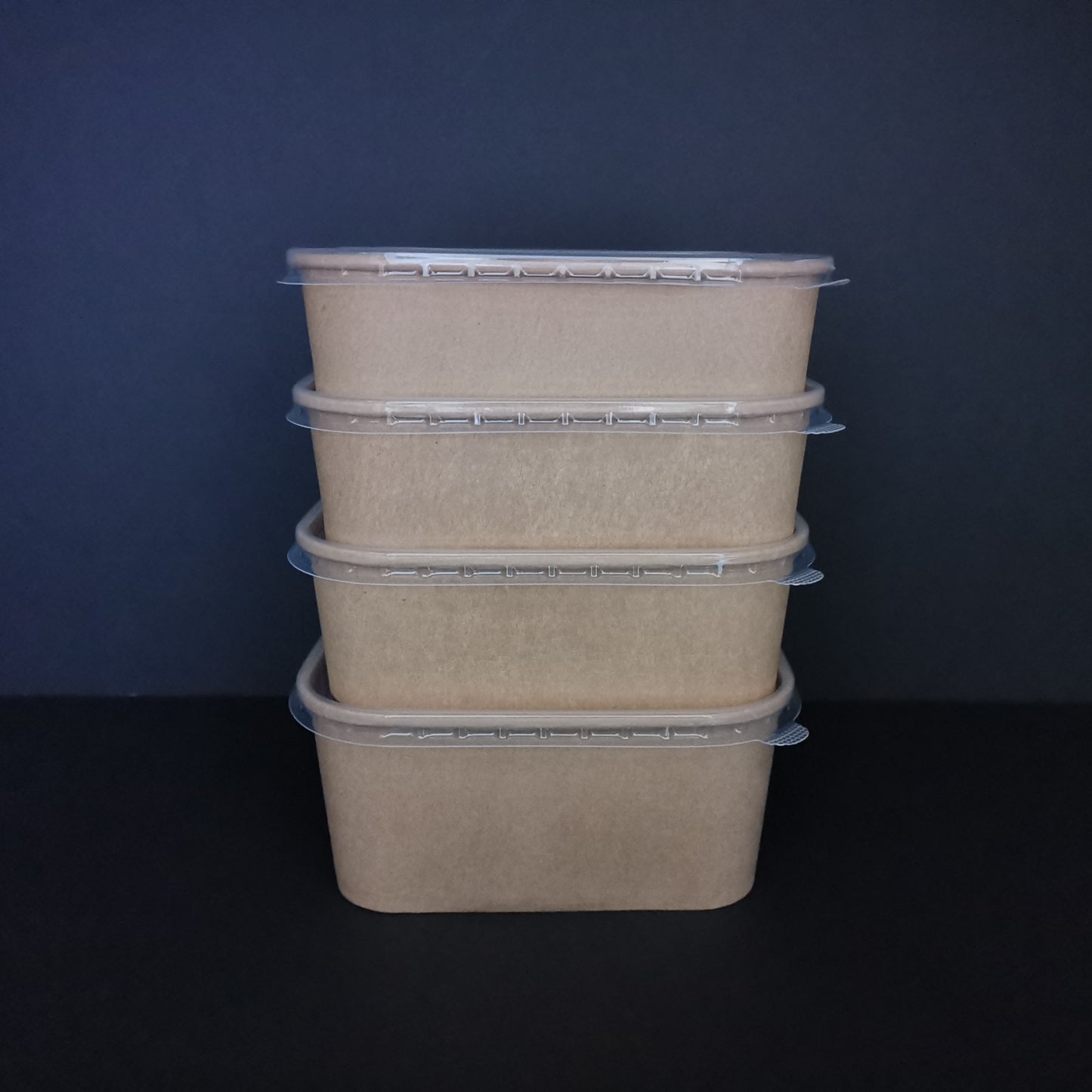 Kraft Rectangle Containers