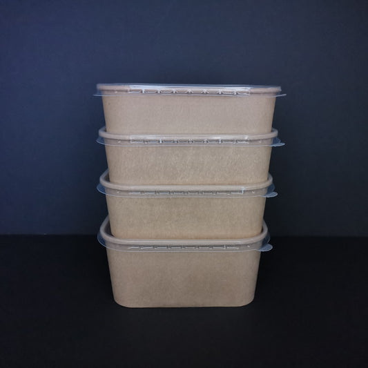 Kraft Rectangle Containers