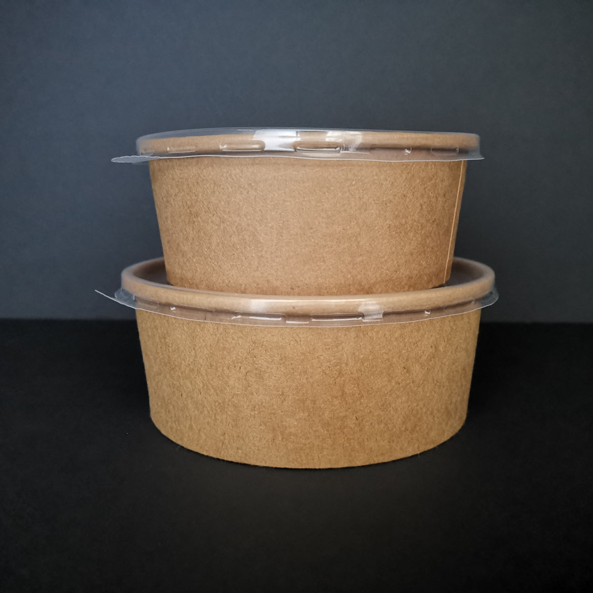 Kraft Round Containers – GLORY PAC