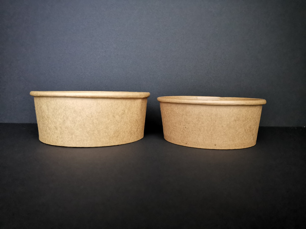 Kraft Round Containers – GLORY PAC